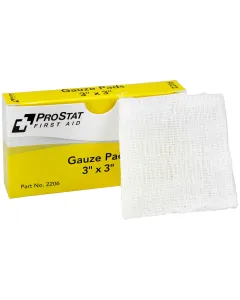 Sterile 12-Ply Gauze Pads - 3" x 3" - 4 per box